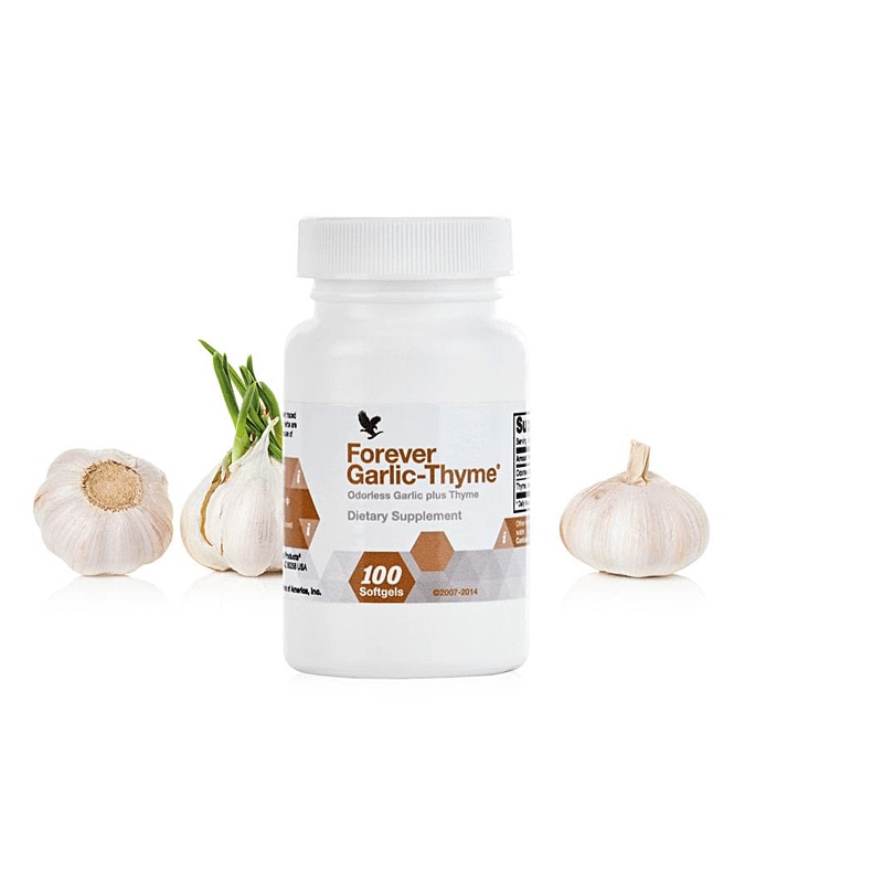 مکمل سیر و آویشن گارلیک تایم فوراور Forever Garlic Thyme